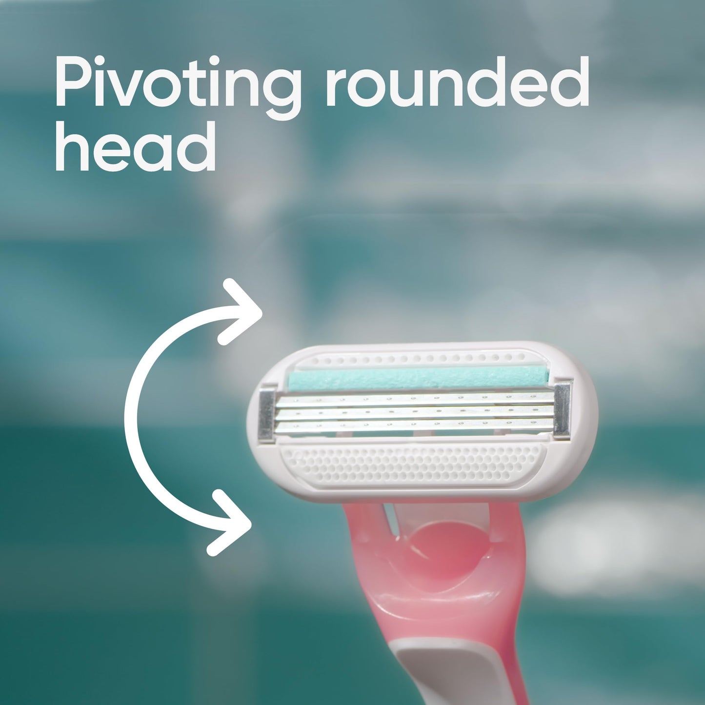 Gillette Venus Sensitive Disposable Razors - 3 Blades, SkinElixir for up to 0% Irritation (3 Count)