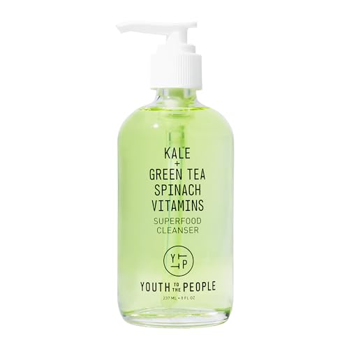 Youth To The People Superfood Facial Cleanser - Kale + Green Tea Daily Face Wash, Vegan, 8oz