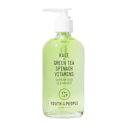 Youth To The People Superfood Facial Cleanser - Kale + Green Tea Daily Face Wash, Vegan, 8oz