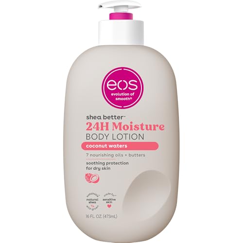eos Coconut Waters Shea Body Lotion | 24-Hour Moisture & Vegan