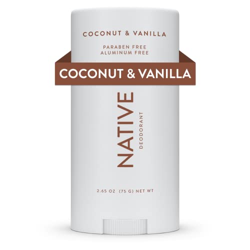 Native Aluminum-Free Deodorant - 72 Hour Odor Control with Shea Butter, Coconut & Vanilla
