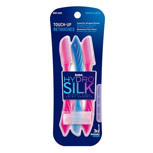Schick Hydro Silk Touch-Up Dermaplaning Tool, Facial Razor & Eyebrow Shaper
