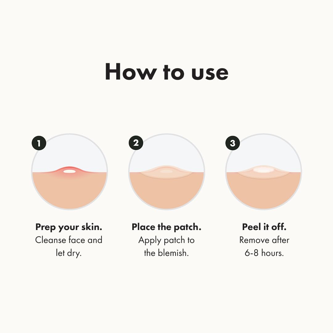 Hero Mighty Patch Original: Hydrocolloid Pimple Patch for Shrinking Zits in 1 Use (36 Ct)