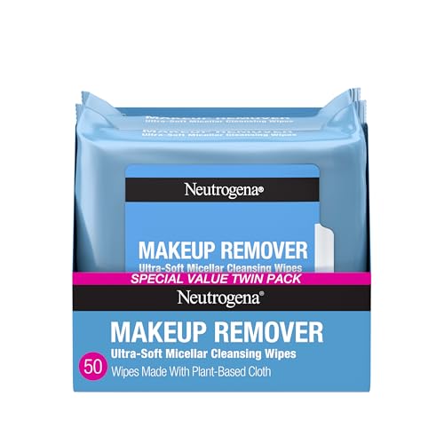 Neutrogena Micellar Makeup Remover Wipes | Compostable & Alcohol-Free