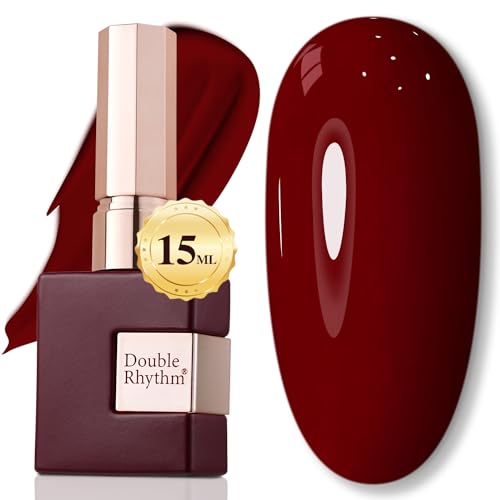 Burgundy 15ML Soak Off Gel Nail Polish - Sheer Finish, 28-Day Wear