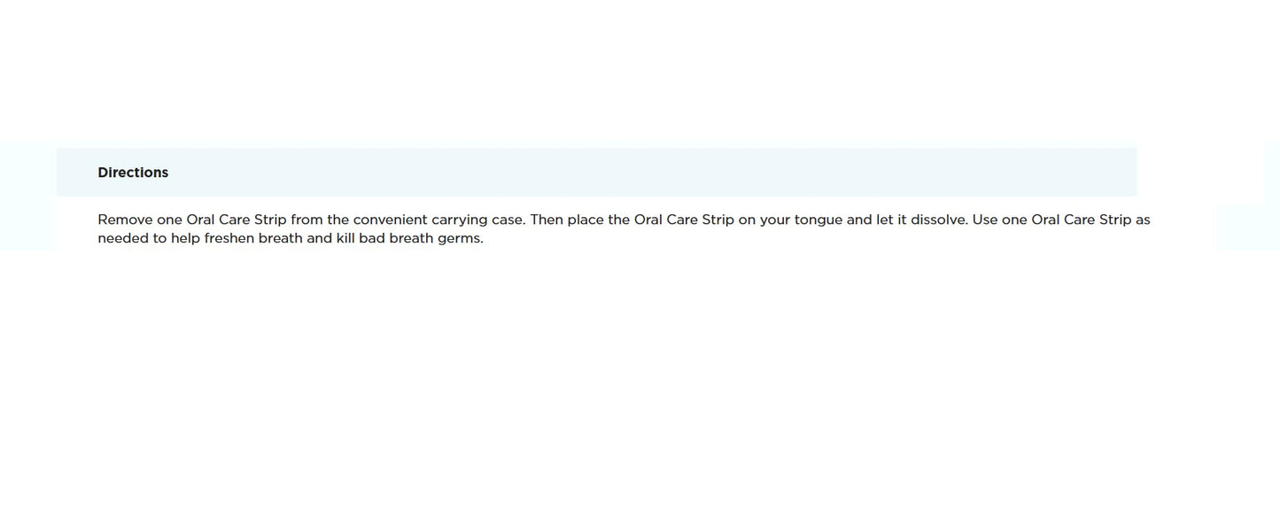 Listerine PocketPaks Cool Mint Breath Strips - Kills 99% of Bad Breath Germs