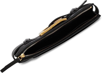 Balmain Anthem Buckle-Detailed Leather Pouch - Made in Italy