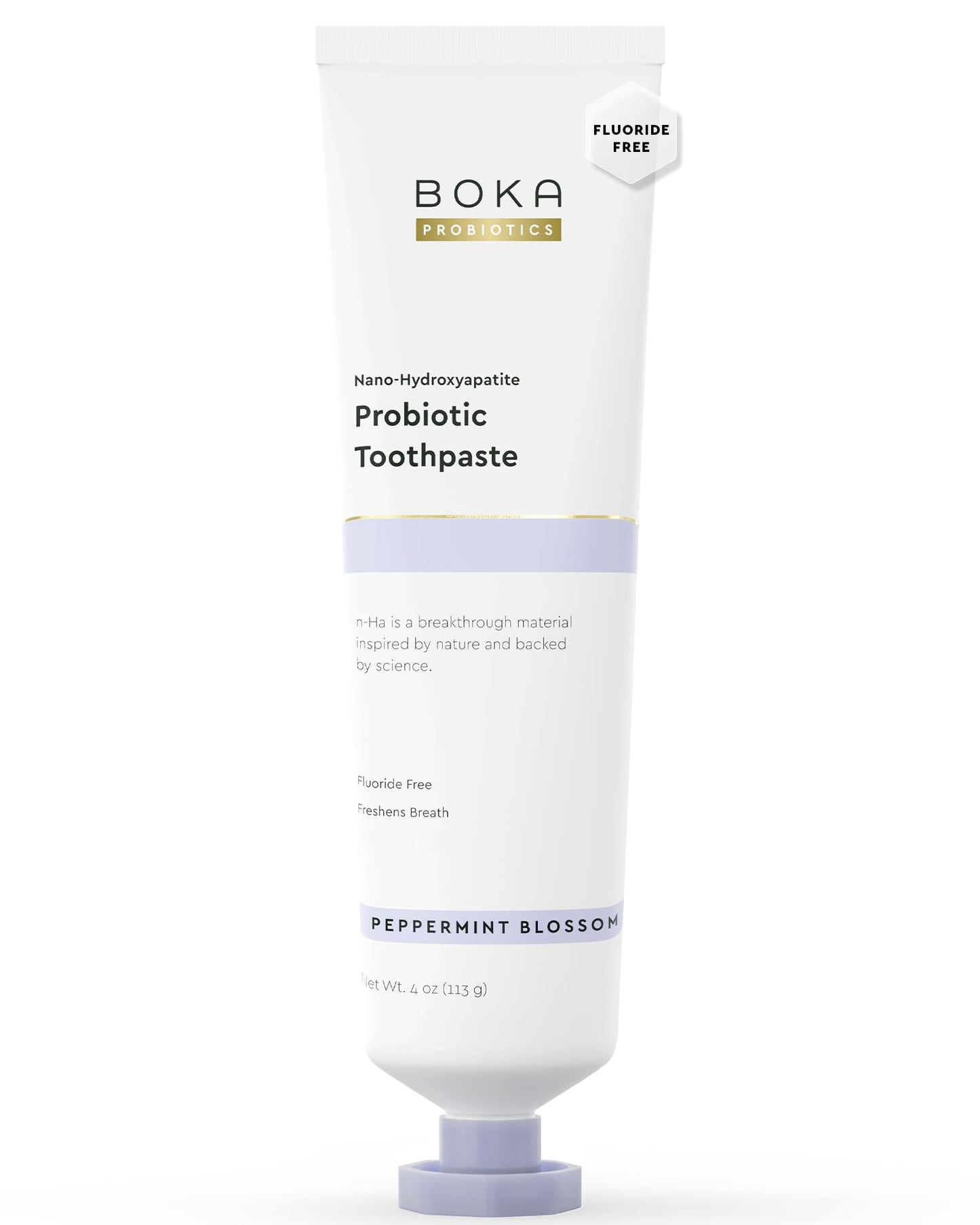Boka Fluoride-Free Toothpaste with Nano Hydroxyapatite (n-Ha) - Sensitive Teeth, Ela Mint