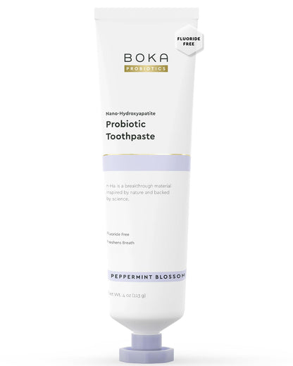 Boka Fluoride-Free Toothpaste with Nano Hydroxyapatite (n-Ha) - Sensitive Teeth, Ela Mint