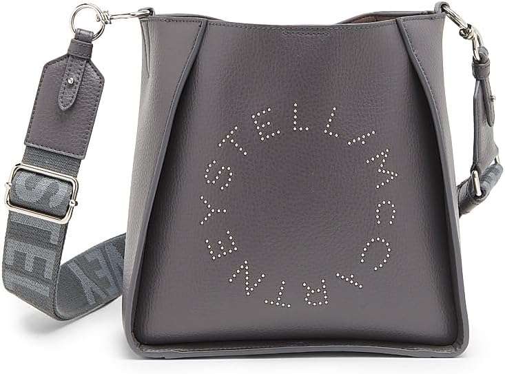 Stella McCartney Studded Logo Shoulder Bag | Polyamide | Italy