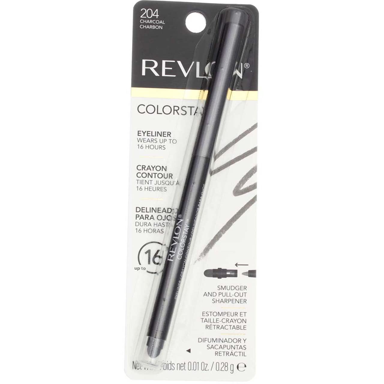 Revlon ColorStay Waterproof Eyeliner Pencil: 24HR Black Brown