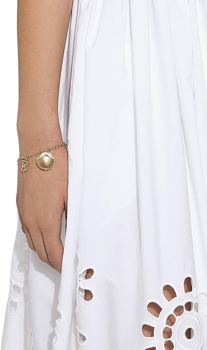 Dolce & Gabbana Goldtone Shell Charm Bracelet