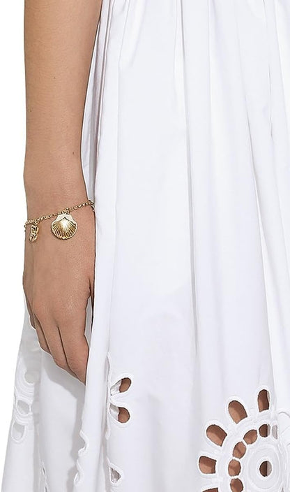 Dolce & Gabbana Goldtone Shell Charm Bracelet