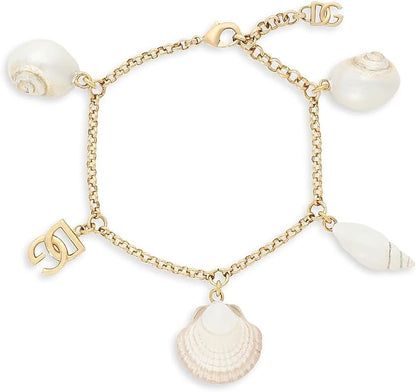Dolce & Gabbana Goldtone Shell Charm Bracelet