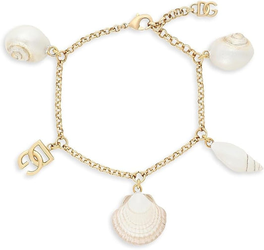 Dolce & Gabbana Goldtone Shell Charm Bracelet