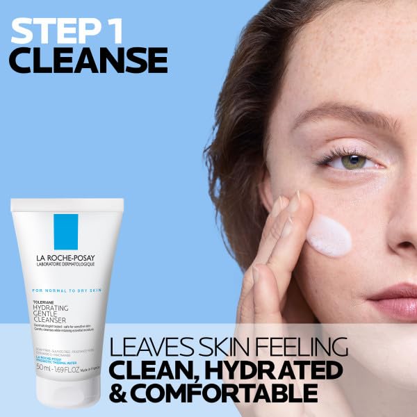 La Roche-Posay Toleriane Double Repair Moisturizer - Ceramide, Niacinamide, Oil-Free