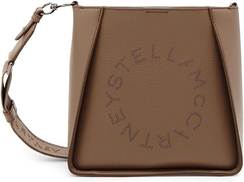 Stella McCartney Studded Logo Shoulder Bag | Polyamide | Italy