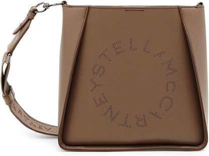 Stella McCartney Studded Logo Shoulder Bag | Polyamide | Italy