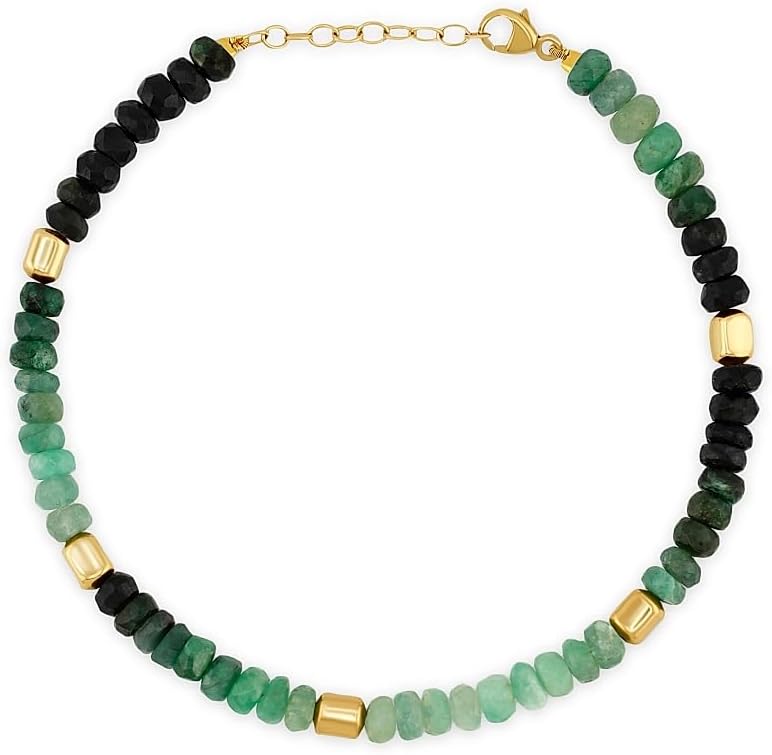 Arizona 14K Gold & Emerald Bracelet – Jia Jia