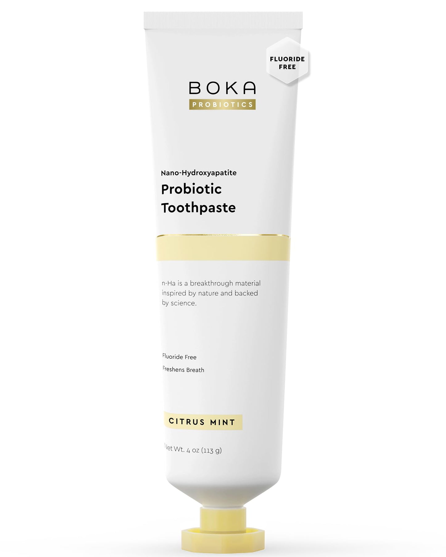 Boka Fluoride-Free Toothpaste with Nano Hydroxyapatite (n-Ha) - Sensitive Teeth, Ela Mint