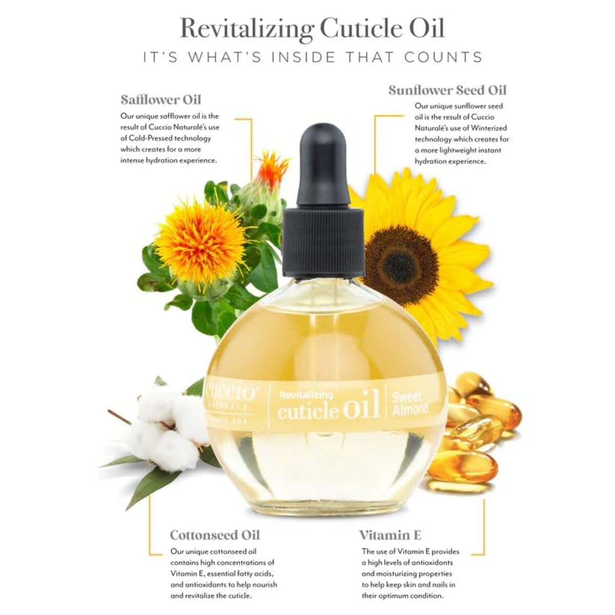 Cuccio Naturale Cuticle Oil | Milk & Honey Hydrating Nail Oil