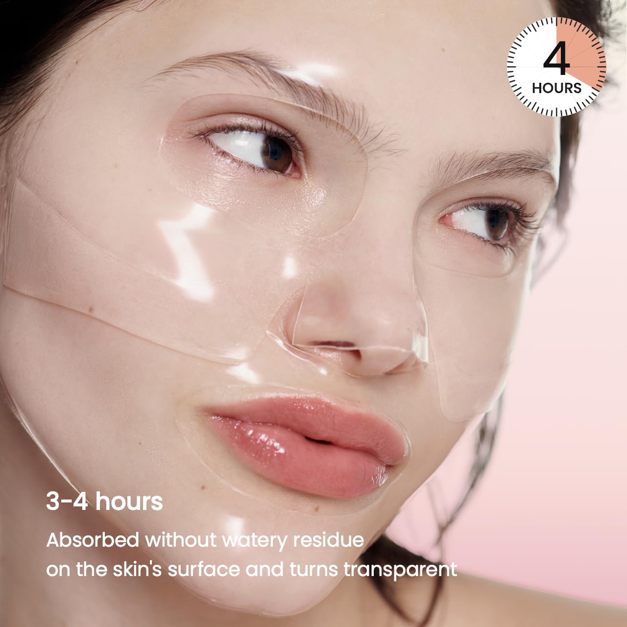 BIODANCE Bio-Collagen Real Deep Mask – Hydrating Overnight Hydrogel Sheet Mask for Pore Minimizing, Firming, Brightening & Sensitive Skin | Korean Skincare | 1.19oz x 4