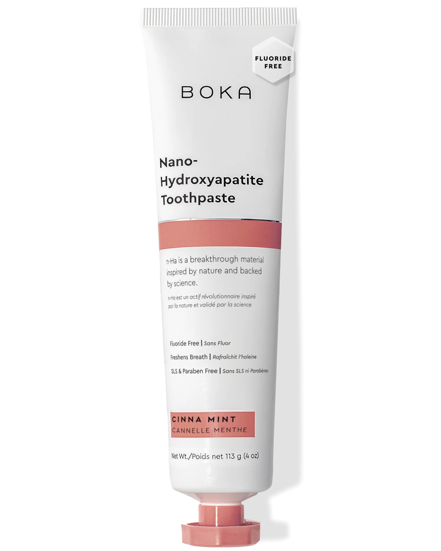 Boka Fluoride-Free Toothpaste with Nano Hydroxyapatite (n-Ha) - Sensitive Teeth, Ela Mint
