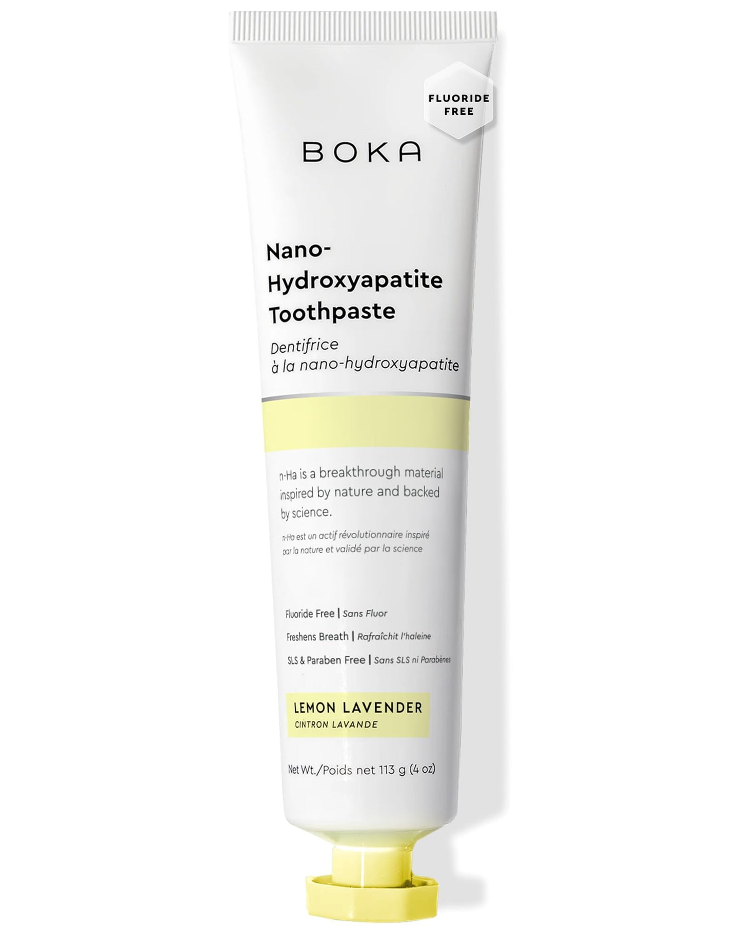 Boka Fluoride-Free Toothpaste with Nano Hydroxyapatite (n-Ha) - Sensitive Teeth, Ela Mint
