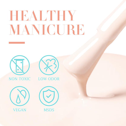 Burgundy 15ML Soak Off Gel Nail Polish - Sheer Finish, 28-Day Wear