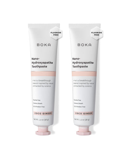 Boka Fluoride-Free Toothpaste with Nano Hydroxyapatite (n-Ha) - Sensitive Teeth, Ela Mint