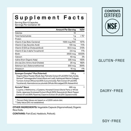 Nutrafol Women's Balance: Hair Growth Supplement for Women 45+