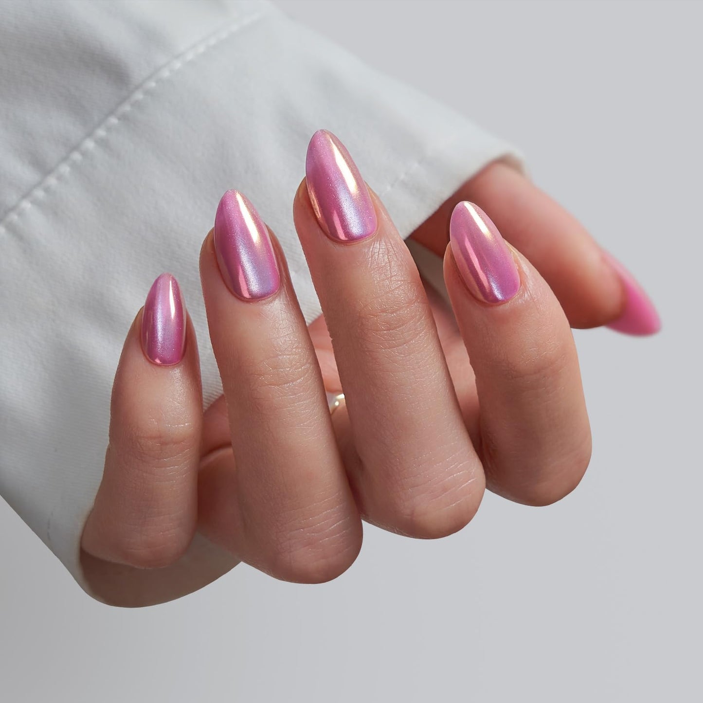 BTArtbox Soft Gel Press On Nails: Short Square Ombre | Vanilla Cream