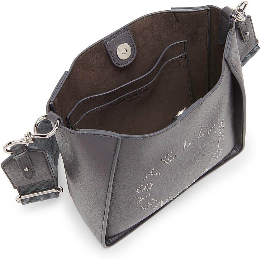 Stella McCartney Studded Logo Shoulder Bag | Polyamide | Italy