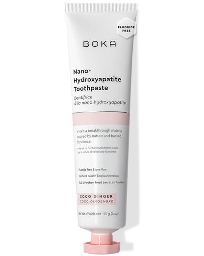 Boka Fluoride-Free Toothpaste with Nano Hydroxyapatite (n-Ha) - Sensitive Teeth, Ela Mint