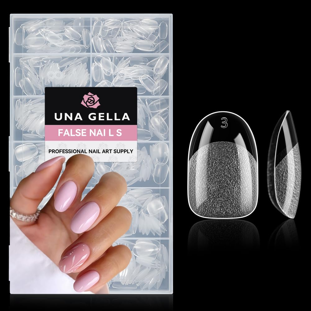 UNA GELLA Solid Gel Nail Glue (40ml) - Strong, Soak-Off Glue for Acrylic, Press-On & Gelly Tips - Lamp Curing Needed