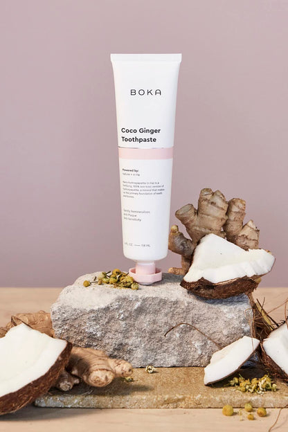 Boka Fluoride-Free Toothpaste with Nano Hydroxyapatite (n-Ha) - Sensitive Teeth, Ela Mint