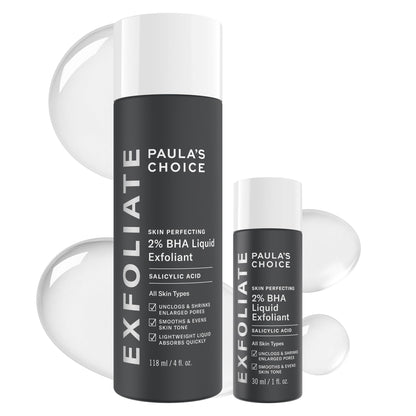 Paula's Choice SKIN PERFECTING 2% BHA Liquid Salicylic Acid Exfoliant - Blackheads & Pores, 4oz