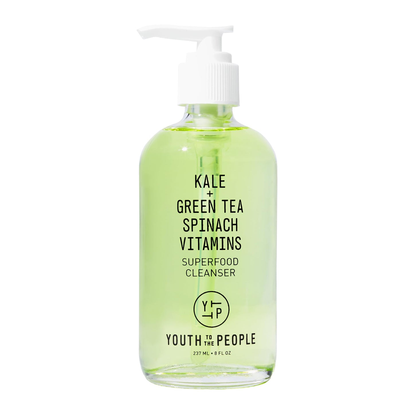 Youth To The People Superfood Facial Cleanser - Kale + Green Tea Daily Face Wash, Vegan, 8oz
