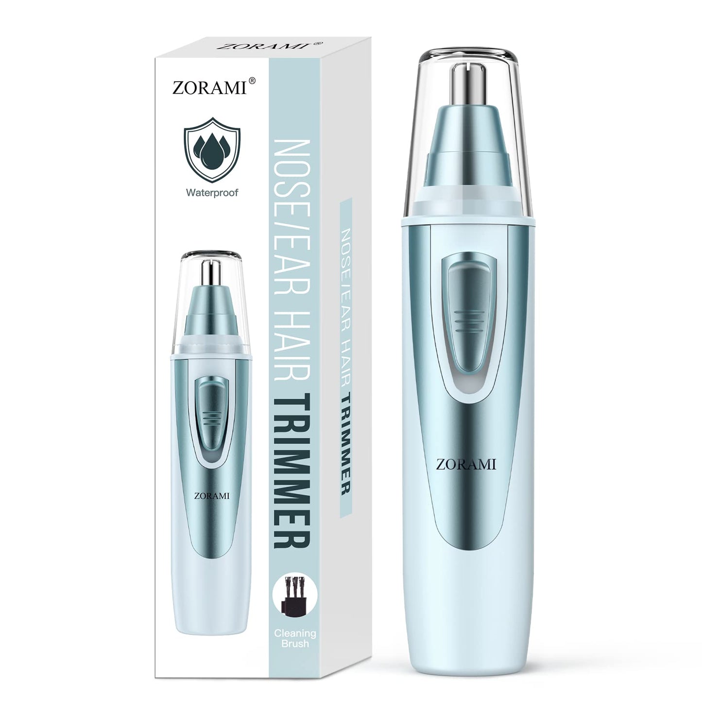 Ear & Nose Hair Trimmer Clipper - Professional, Painless, IPX7 Waterproof for Men & Women