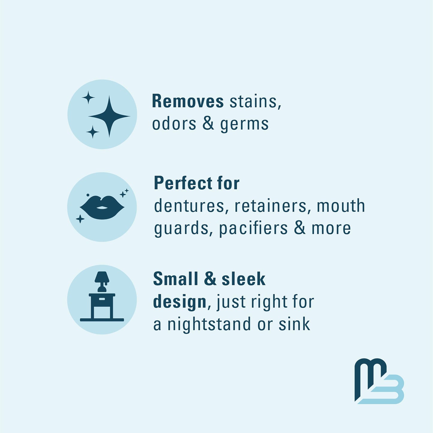 M3 Naturals Extra Strength Retainer & Invisalign Cleaner Tablets - Removes Odor, Stains, Plaque (120 Count)