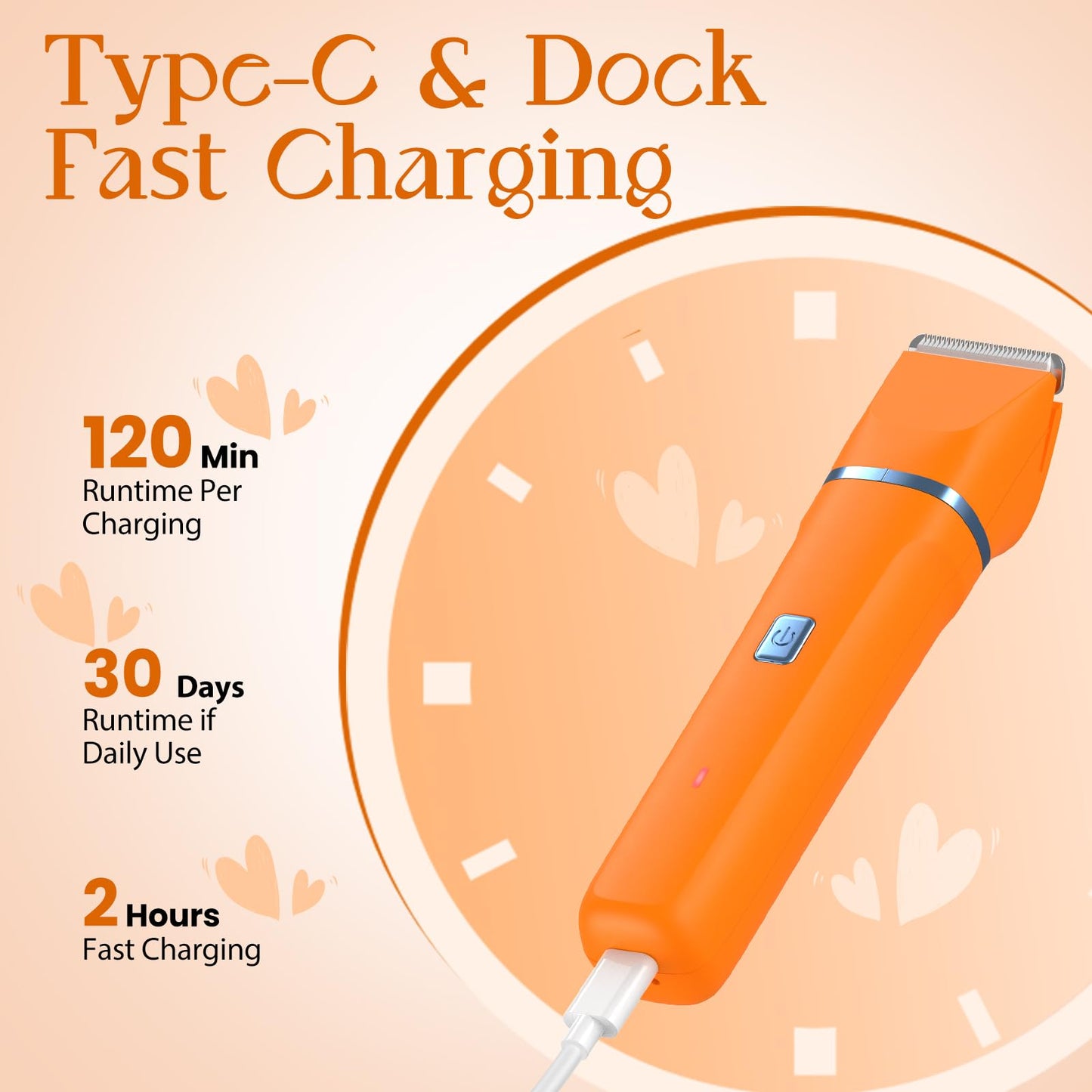 Risina Bikini Trimmer & Electric Razor for Women - Painless, IPX7 Waterproof Body & Facial Shaver