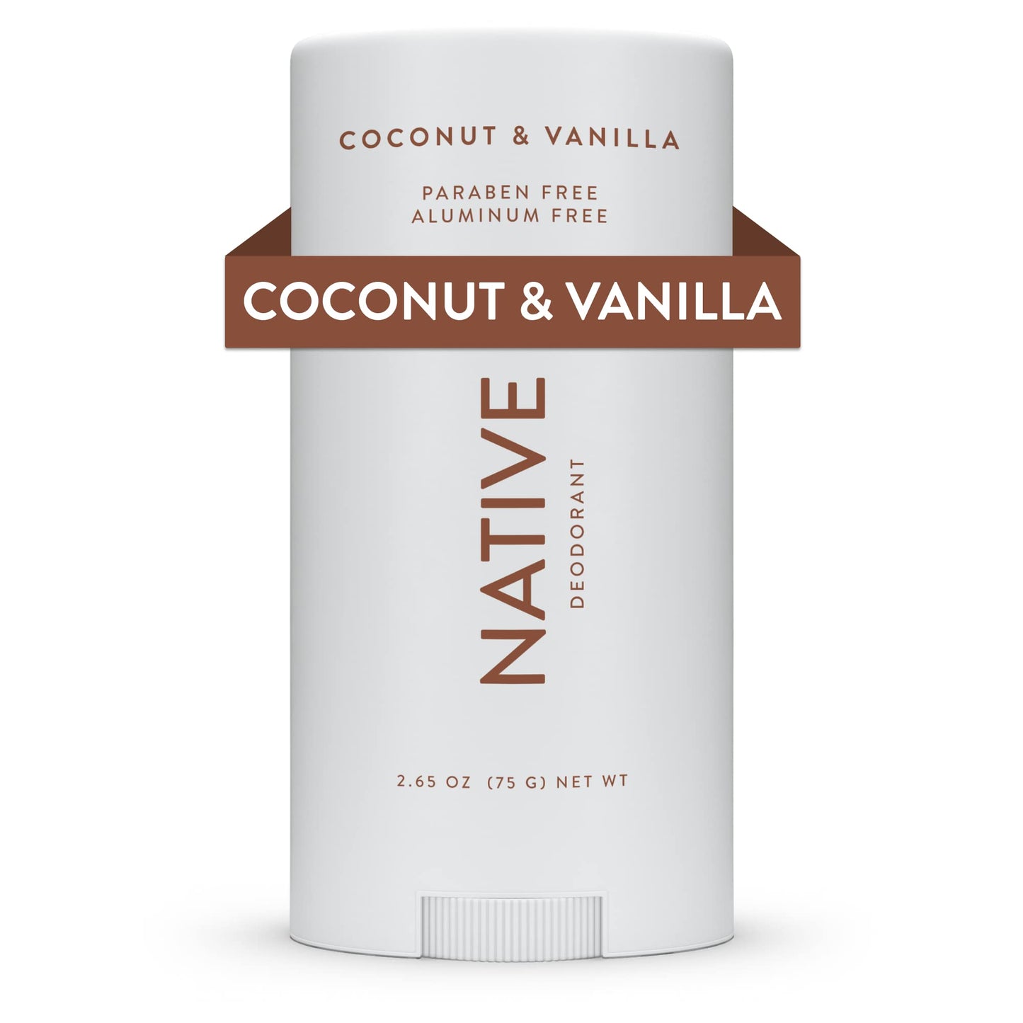 Native Aluminum-Free Deodorant - 72 Hour Odor Control with Shea Butter, Coconut & Vanilla