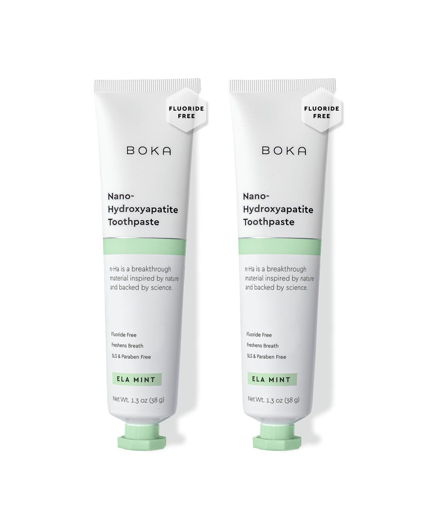 Boka Fluoride-Free Toothpaste with Nano Hydroxyapatite (n-Ha) - Sensitive Teeth, Ela Mint