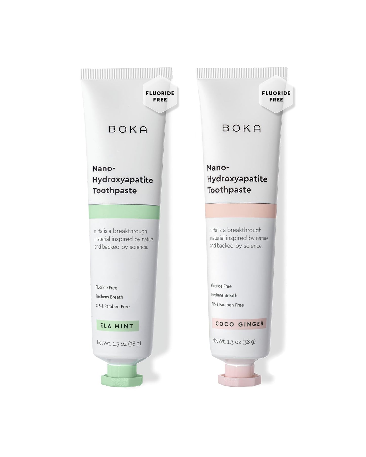 Boka Fluoride-Free Toothpaste with Nano Hydroxyapatite (n-Ha) - Sensitive Teeth, Ela Mint