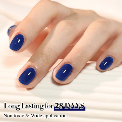 Burgundy 15ML Soak Off Gel Nail Polish - Sheer Finish, 28-Day Wear