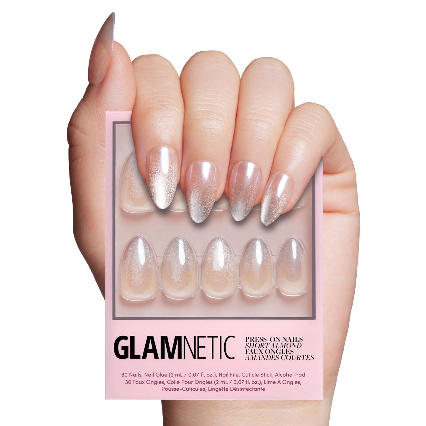 Glamnetic Fall Mauve Press On Nails | Short Oval Salon Quality