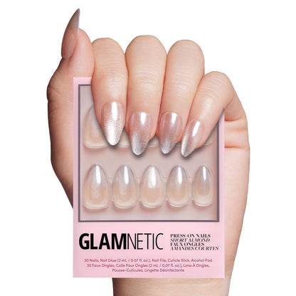 Glamnetic Fall Mauve Press On Nails | Short Oval Salon Quality