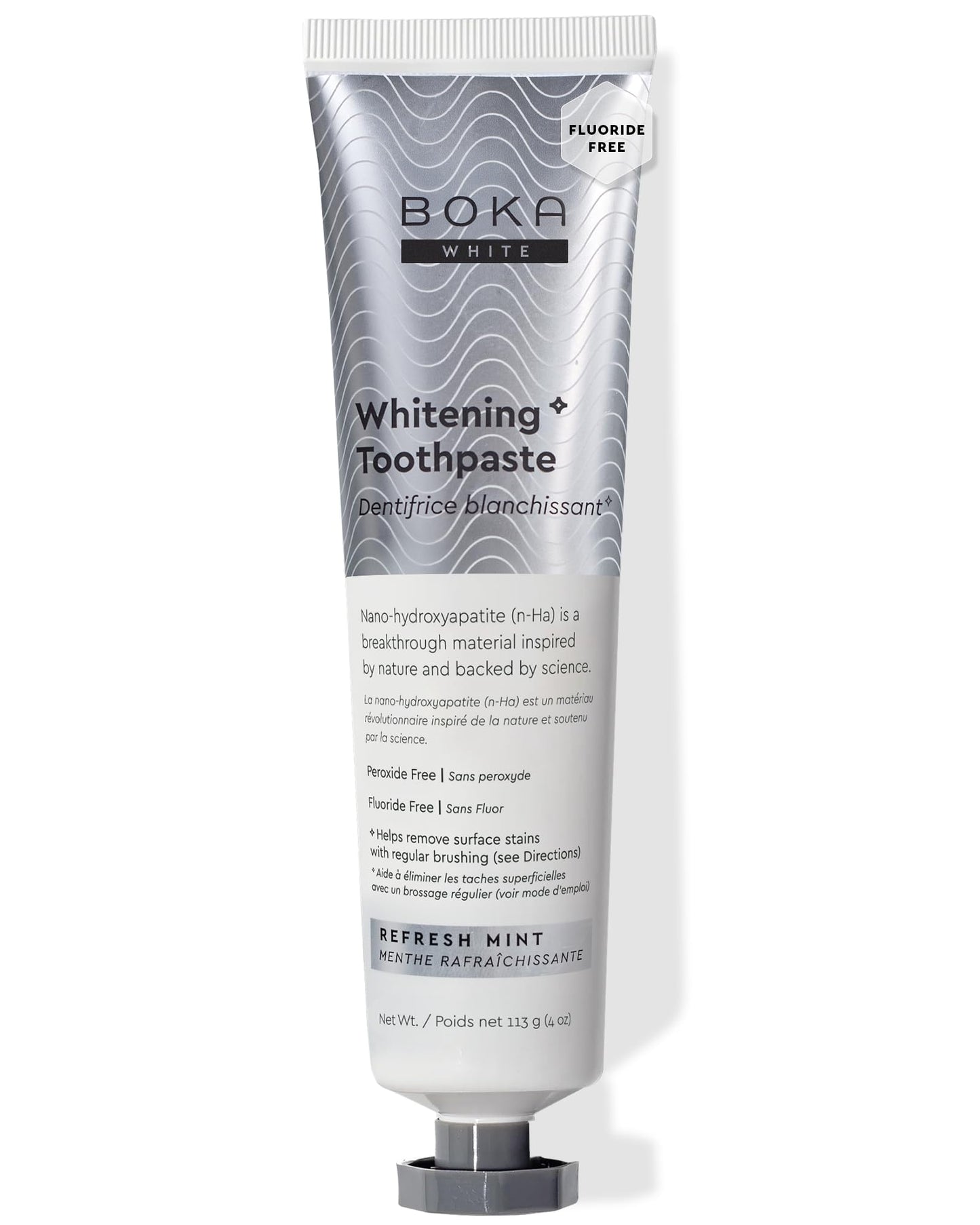 Boka Fluoride-Free Toothpaste with Nano Hydroxyapatite (n-Ha) - Sensitive Teeth, Ela Mint
