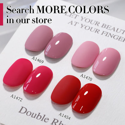 Burgundy 15ML Soak Off Gel Nail Polish - Sheer Finish, 28-Day Wear