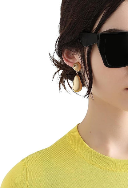 Dolce & Gabbana Goldtone Everyday Drop Earrings